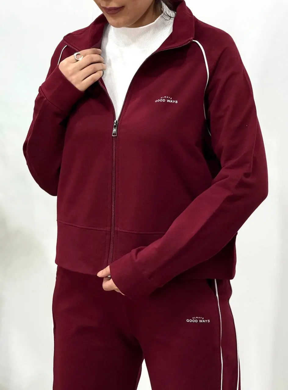 سویشرت دورس جلو زیپ موژان